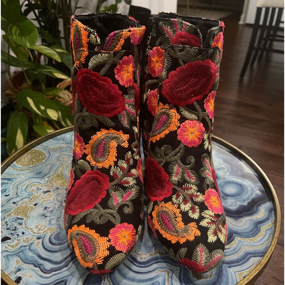 MIA Sock Block-Heel Booties